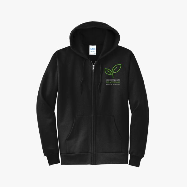 Adult Core Fleece Full Zip Hooded Sweatshirt  Thumbnail