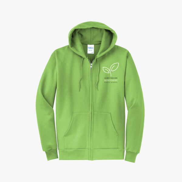 Adult Core Fleece Full Zip Hooded Sweatshirt Thumbnail